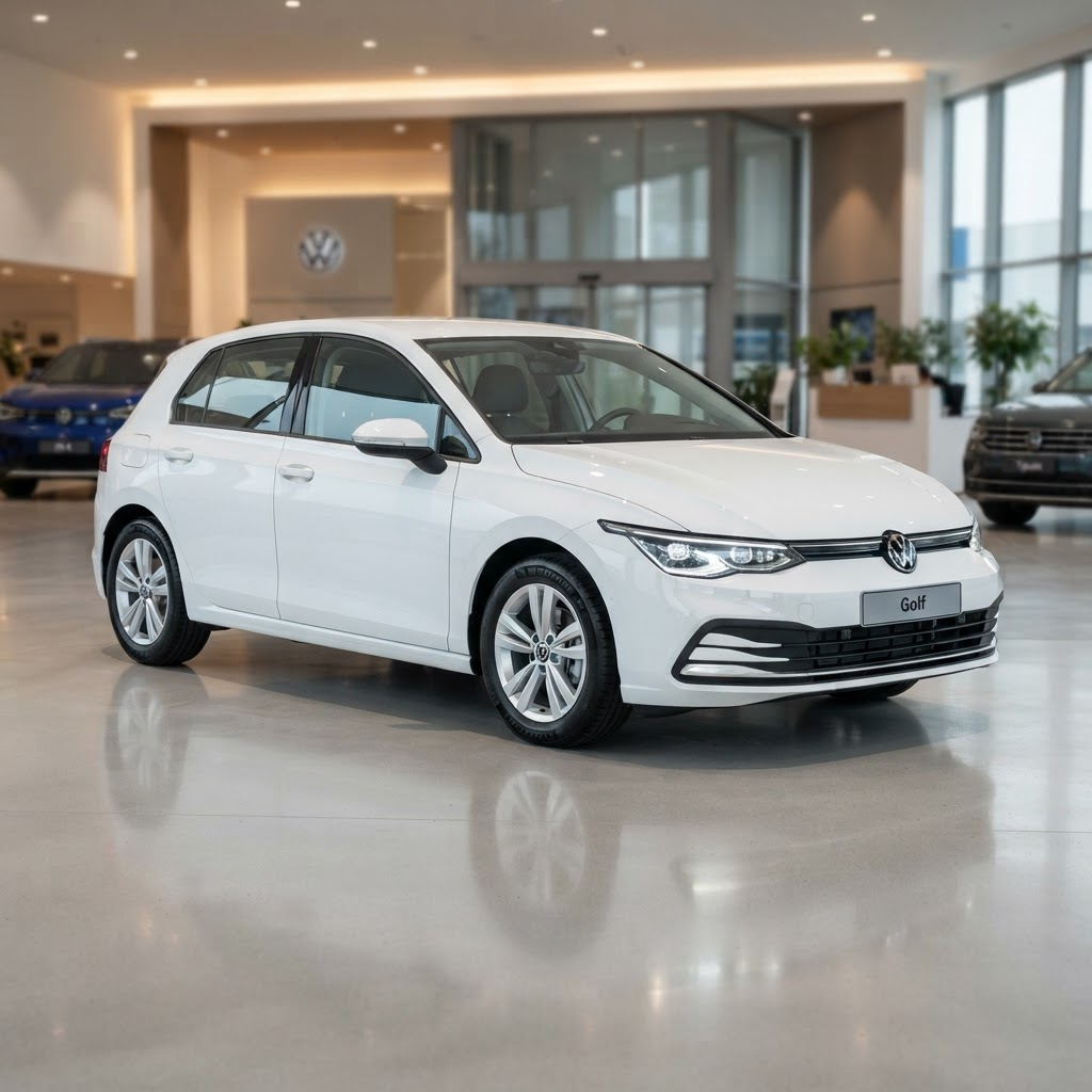 VW Golf 8 1.4 - أبيض