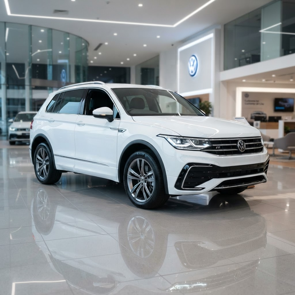 VW Tiguan - أبيض